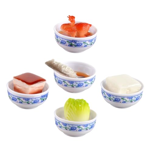 ERINGOGO 5 Stück Simulation Lebensmittelmodell Küchenzubehör für Puppenstuben Essen im Mini-Puppenhaus Künstliches Essen Miniatur-Rollenspiel Mini-Food- Mini-Lebensmittel PVC ERINGOGO 5 Stück Simulation Lebensmittelmodell Küchenzubehör für Puppenstuben Essen im Mini-Puppenhaus Künstliches Essen Miniatur-Rollenspiel Mini-Food- Mini-Lebensmittel PVC von ERINGOGO