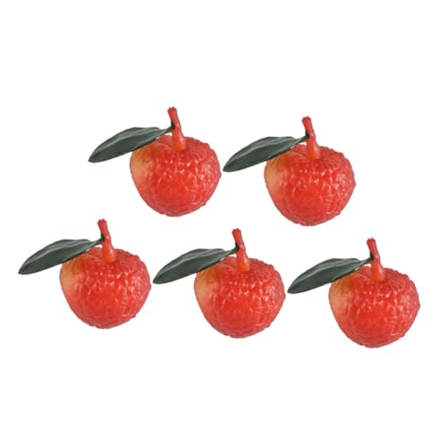 ERINGOGO 5 Stück Simulationsfruchtmodell gefälscht künstlich Wohnkultur Simulation Litschi Fruchtmodell Prop falsche Früchte Layout-Szenendekor Szenenschmuck PVC rot ERINGOGO 5 Stück Simulationsfruchtmodell gefälscht künstlich Wohnkultur Simulation Litschi Fruchtmodell Prop falsche Früchte Layout-Szenendekor Szenenschmuck PVC rot von ERINGOGO