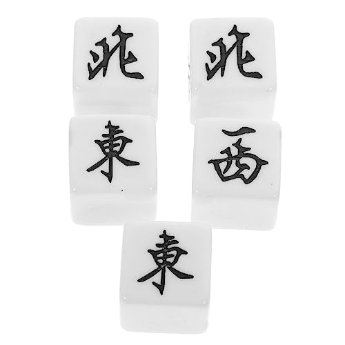 ERINGOGO 5 Stück Südost- und Nordwestwürfel nur Mahjong-Würfel polyedrische Würfel Partywürfel Briefzucht Brettspiele Würfel Partyspielwürfel kleine Würfel Windrichtungswürfel Acryl ERINGOGO 5 Stück Südost- und Nordwestwürfel nur Mahjong-Würfel polyedrische Würfel Partywürfel Briefzucht Brettspiele Würfel Partyspielwürfel kleine Würfel Windrichtungswürfel Acryl von ERINGOGO