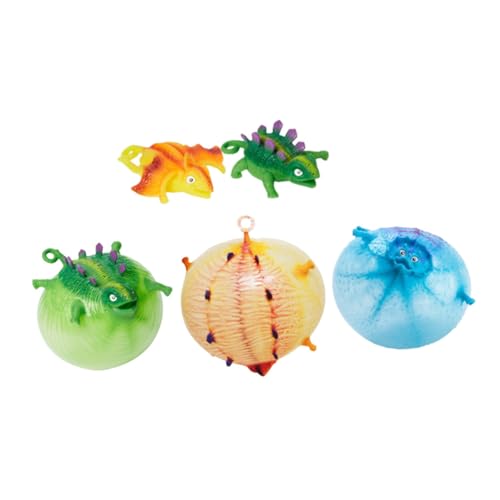 ERINGOGO 5 Stück Teiliges Aufblasbares Dinosaurier Hochwertigem TPR Stressabbauend durch Pusten Kreatives Tierdesign Robustes Kinderspielzeug für Partyspaß und Fantasievolles ERINGOGO 5 Stück Teiliges Aufblasbares Dinosaurier Hochwertigem TPR Stressabbauend durch Pusten Kreatives Tierdesign Robustes Kinderspielzeug für Partyspaß und Fantasievolles von ERINGOGO