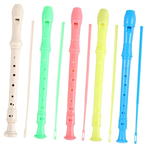 ERINGOGO 5 Stück Teiliges Bunte Sopranblockflöten für Anfänger Abs Kunststoff Langlebig Sicher Musikspielzeug für Gemeinsame Aktivitäten mit Eltern ERINGOGO 5 Stück Teiliges Bunte Sopranblockflöten für Anfänger Abs Kunststoff Langlebig Sicher Musikspielzeug für Gemeinsame Aktivitäten mit Eltern von ERINGOGO