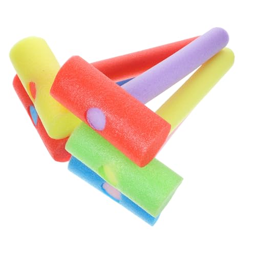 ERINGOGO 5 Stück Teiliges Bunter Schaumstoffhämmer für Lernspielzeug für Partys Aktivitäten und Eltern Junge Mädchen Spiele Leicht und Sicher für Stundenlangen Spielspaß Zufällige Farbe von ERINGOGO