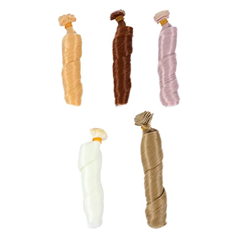 ERINGOGO 5 Stück Teiliges Hitzebeständig Puppenperücken DIY Zubehör für Puppenherstellung Realistisches Hautfreundliches Material Verschiedene Längen ERINGOGO 5 Stück Teiliges Hitzebeständig Puppenperücken DIY Zubehör für Puppenherstellung Realistisches Hautfreundliches Material Verschiedene Längen von ERINGOGO