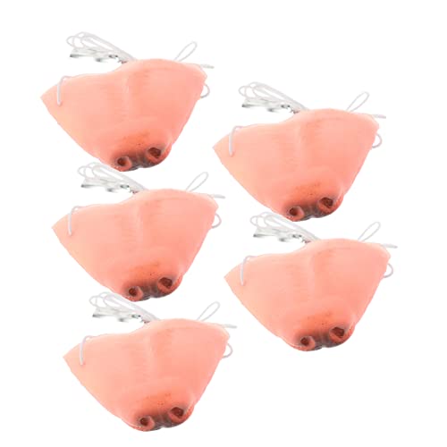 ERINGOGO 5 Stück Teiliges Hundeschnauzen Vinyl Langlebig Realistische Cosplay Requisite für Halloween Karneval Kostümparty Tiermotto Bühnenauftritt ERINGOGO 5 Stück Teiliges Hundeschnauzen Vinyl Langlebig Realistische Cosplay Requisite für Halloween Karneval Kostümparty Tiermotto Bühnenauftritt von ERINGOGO