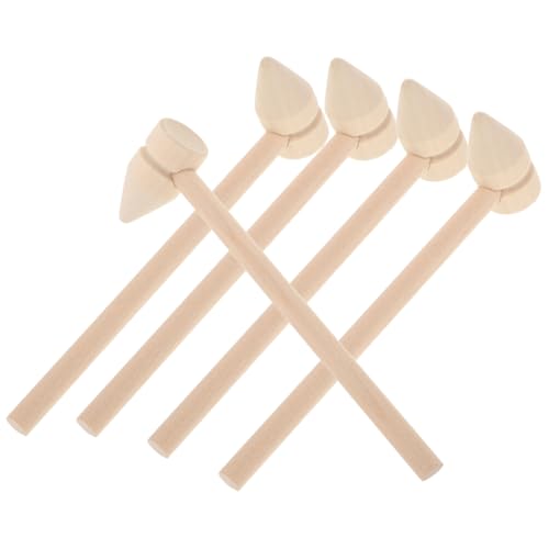 ERINGOGO 5 Stück Teiliges Mini Holzhammer Glattem Sicherem Holz Handliches Hämmerspielzeug zur Motorischer Fähigkeiten für Kleine Mitgebsel und Partyspielzeug ERINGOGO 5 Stück Teiliges Mini Holzhammer Glattem Sicherem Holz Handliches Hämmerspielzeug zur Motorischer Fähigkeiten für Kleine Mitgebsel und Partyspielzeug von ERINGOGO