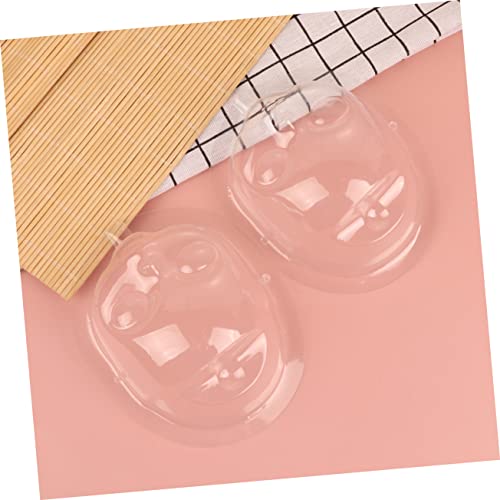 ERINGOGO 5 Stück Teiliges Mini Puppen Gesichtsmaske Transparent mit Löchern zum Befestigen Geeignet für DIY Puppenbasteln Staubdichter Gesichtsschutz Kleine Abdeckung für Loli Puppen und ERINGOGO 5 Stück Teiliges Mini Puppen Gesichtsmaske Transparent mit Löchern zum Befestigen Geeignet für DIY Puppenbasteln Staubdichter Gesichtsschutz Kleine Abdeckung für Loli Puppen und von ERINGOGO