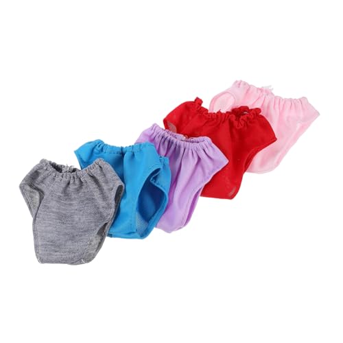 ERINGOGO 5 Stück Teiliges Puppen Unterwäsche Elastisch Langlebig Farbecht Passend für Puppen Sichere Leichte Stoffe als Puppenkleidungs Zubehör für Kreatives Ankleiden ERINGOGO 5 Stück Teiliges Puppen Unterwäsche Elastisch Langlebig Farbecht Passend für Puppen Sichere Leichte Stoffe als Puppenkleidungs Zubehör für Kreatives Ankleiden von ERINGOGO
