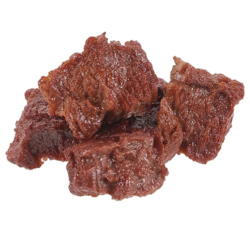 ERINGOGO 5 Stück Teiliges Realistische Fake Meat Modelle Lebensechte Gefälschte Rindfleischstücke aus Robustem Material Detailgetreue Küchen und Restaurantdekoration Langlebige von ERINGOGO