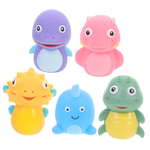 ERINGOGO 5 Stück Teiliges Tierhandpuppen für Interaktive Fingerpuppen aus Hochwertigem Material für Geschichtenerzählen Rollenspiele Kreative Aktivitäten von ERINGOGO