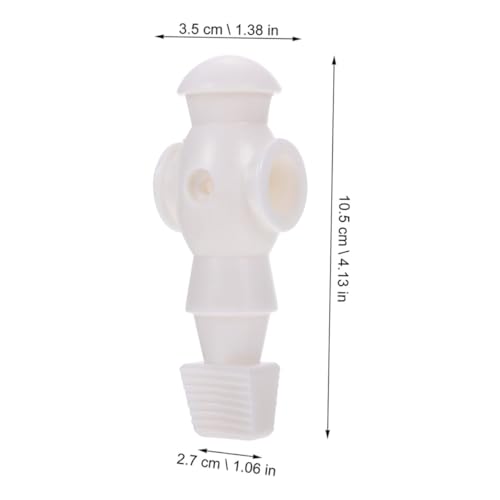 ERINGOGO 5 Stück Teiliges Tischfußballspieler aus Hochwertigem Resin Ersatz fußballmänner für Fußballmaschine Langlebige Glatte Oberfläche für Indoor Spiele und Eltern erlebnis von ERINGOGO