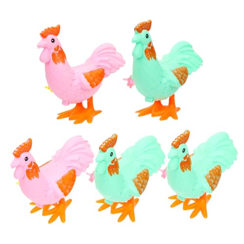 ERINGOGO 5 Stück Teiliges Wind Up Kreatives für Lustige Hühnchen Spielzeuge für Partys und Kreative Spielstunden Farben Zufällig Zufällige Farbe Zufällige Farbe von ERINGOGO