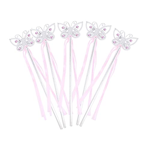 ERINGOGO 5 Stück Teiliges mit Schmetterlingsmotiv Rosa Bänder Leichte Kostümrequisiten für Geburtstagsfeiern Bühnenauftritte und Halloween spielspaß von ERINGOGO