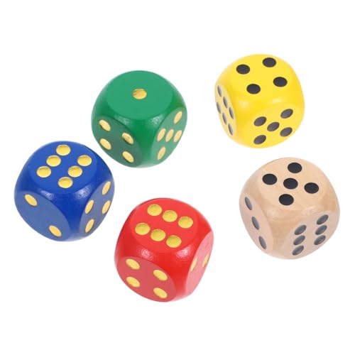 ERINGOGO 5 Stück Würfel Spiele für Geburtstagsfeiern Holz ERINGOGO 5 Stück Würfel Spiele für Geburtstagsfeiern Holz von ERINGOGO