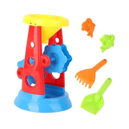 ERINGOGO 5-teiliges Set Sanduhr Strand-sandrad- Sandspielzeug Strandspiel Wasserbälle Für Den Strand Sandtrichterspielzeug Spiele Am Strand Schaufel von ERINGOGO