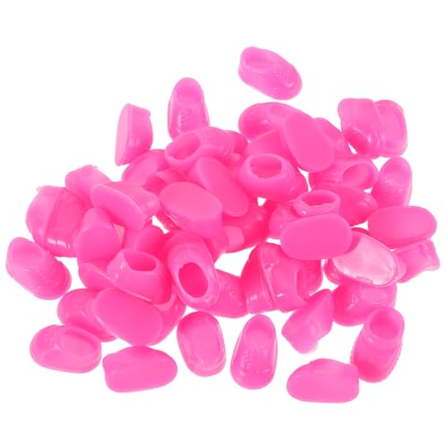 ERINGOGO 50 Paar Kleine gelbe Entenspielzeug für interaktives Geschenkideen für für Kleinkinder Prinzessinschuhe Miniatur-Schuhe Plastik Rosy ERINGOGO 50 Paar Kleine gelbe Entenspielzeug für interaktives Geschenkideen für für Kleinkinder Prinzessinschuhe Miniatur-Schuhe Plastik Rosy von ERINGOGO