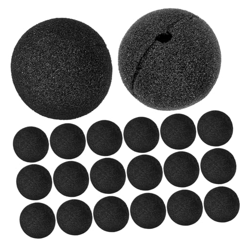ERINGOGO 50 Stück Clown-Nasen-Requisite Zirkus Cosplay-Clown-Nase Streich Kleid Schwarze Clownsnase Lustige Clownsnase Cosplay-Zubehör Halloween-Clown-Requisite Kostümversorgung Black ERINGOGO 50 Stück Clown-Nasen-Requisite Zirkus Cosplay-Clown-Nase Streich Kleid Schwarze Clownsnase Lustige Clownsnase Cosplay-Zubehör Halloween-Clown-Requisite Kostümversorgung Black von ERINGOGO