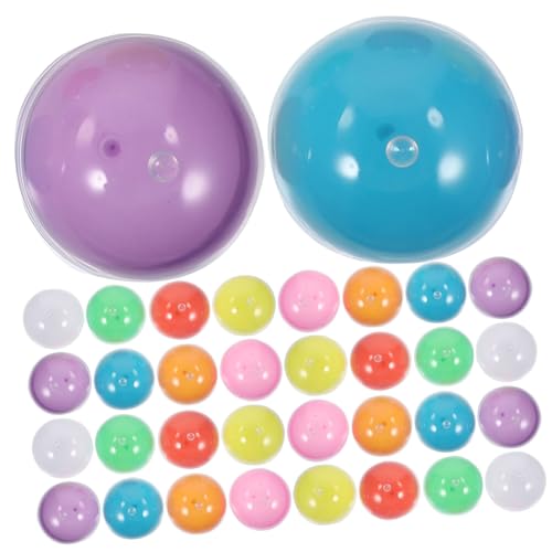 ERINGOGO 50 Stück Durchsichtige Kapseln für Lotteriebälle Befüllbare Plastikkugeln für Partys Spiele und Bastelprojekte Hohle Kugeln für Überraschungen und ERINGOGO 50 Stück Durchsichtige Kapseln für Lotteriebälle Befüllbare Plastikkugeln für Partys Spiele und Bastelprojekte Hohle Kugeln für Überraschungen und von ERINGOGO