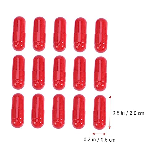 ERINGOGO 50 Stück Halloween Blutkapseln zum Schminken Essbare Kunstblut Kapseln für Mund Waschbare Fake Blood Capsules für Gruselige Kostüme Theater und Cosplay Party April Fools Streiche ERINGOGO 50 Stück Halloween Blutkapseln zum Schminken Essbare Kunstblut Kapseln für Mund Waschbare Fake Blood Capsules für Gruselige Kostüme Theater und Cosplay Party April Fools Streiche von ERINGOGO