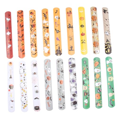ERINGOGO 50 Stück Halloween Party Wristbands Rings mit Langlebige Kinderarmbänder für Halloween Geburtstagsfeier Kinderfest Dekorative Party Gadgets ERINGOGO 50 Stück Halloween Party Wristbands Rings mit Langlebige Kinderarmbänder für Halloween Geburtstagsfeier Kinderfest Dekorative Party Gadgets von ERINGOGO