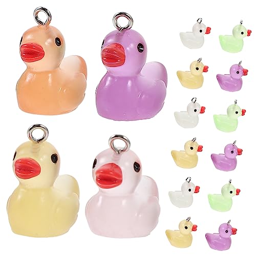 ERINGOGO 50 Stück Kunstharz Dekore Frosch Mini Tiere Ente Aufblasbare Tierfiguren Mini Häschen Zum Verstecken Miniatur Ornament Statue Kunstharz Kunsthandwerk Winzig Für Mini von ERINGOGO