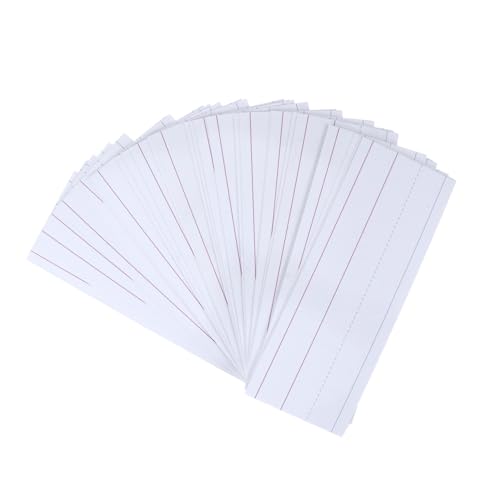 ERINGOGO 50 Stück Linierte Satzstreifen Doppelseitig Beschreibbar Robuste Schulkarteikarten für Unterricht Vokabel Grammatiktraining Praktische Büro Klassenzimmer lernhilfe ERINGOGO 50 Stück Linierte Satzstreifen Doppelseitig Beschreibbar Robuste Schulkarteikarten für Unterricht Vokabel Grammatiktraining Praktische Büro Klassenzimmer lernhilfe von ERINGOGO