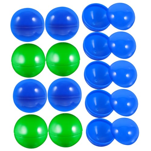 ERINGOGO 50 Stück Lotteriekugel Farbig Ball Verlosen Kugelzeichnungsbälle Party Blau Rosa Gewinnspielbälle Hohl Gewinnspielkugeln Befüllbar Plastikbälle Für Spiele Kleine Kugeln PVC von ERINGOGO