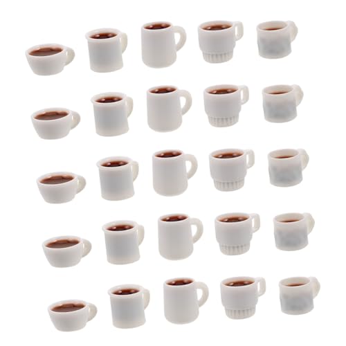 ERINGOGO 50 Stück Maßstab Realistische Resin Puppenhaus Tassen für DIY Basteln Schlüsselanhänger Ohrringe Partydeko Detailreiche Miniatur Küchendeko ERINGOGO 50 Stück Maßstab Realistische Resin Puppenhaus Tassen für DIY Basteln Schlüsselanhänger Ohrringe Partydeko Detailreiche Miniatur Küchendeko von ERINGOGO