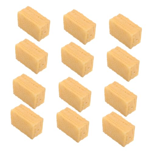 ERINGOGO 50 Stück Modell Einer Tierfuttertasche Thanksgiving-miniaturen Dekoration Für Puppenhäuser Bauernhof Spielset Gefälschter Heuballen Bauernhof Heu Basteln Plastik von ERINGOGO