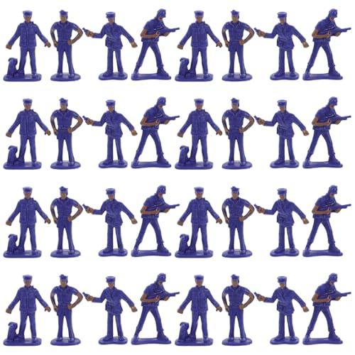 ERINGOGO Miniatur-Polizisten-spielzeugset 50-teilig Modelle Für Sandkasten Tischplatte Und Landschaftsdekoration Für Jungen Und Mädchen ERINGOGO Miniatur-Polizisten-spielzeugset 50-teilig Modelle Für Sandkasten Tischplatte Und Landschaftsdekoration Für Jungen Und Mädchen von ERINGOGO