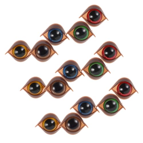 ERINGOGO 50 Stück Sicherheitsaugen für Häkeltiere Realistische Kunststoffaugen für DIY Puppen und Plüschtiere mit Unterlegscheiben für Kreatives Basteln und Designs ERINGOGO 50 Stück Sicherheitsaugen für Häkeltiere Realistische Kunststoffaugen für DIY Puppen und Plüschtiere mit Unterlegscheiben für Kreatives Basteln und Designs von ERINGOGO