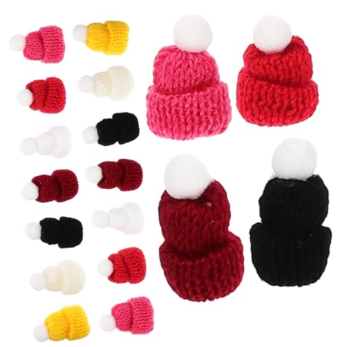 ERINGOGO 50 Stück Teiliges Bunte Mini Strickmützen aus Hautfreundlichem Material Dekorative Puppenhüte für DIY Bastelprojekte Weihnachtsmützen für Handwerkskunst und Festliche Dekorationen ERINGOGO 50 Stück Teiliges Bunte Mini Strickmützen aus Hautfreundlichem Material Dekorative Puppenhüte für DIY Bastelprojekte Weihnachtsmützen für Handwerkskunst und Festliche Dekorationen von ERINGOGO