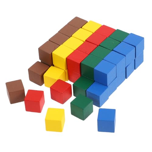 ERINGOGO 50 Stück Teiliges Buntes Holz Flugschachspiel Zubehör Kleine Spielfiguren für Gesellschaftsspiel Lernspielzeug Farben Je Kompakt und Leicht von ERINGOGO