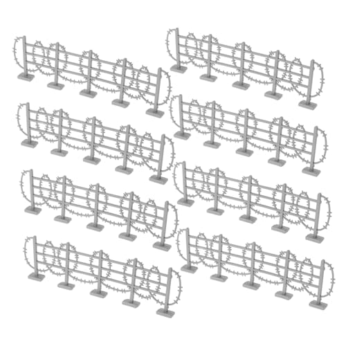 ERINGOGO 50 Stück Teiliges Metall Gartenzaun Miniatur Modell Zaun für Armee Sandtisch Realistische Langlebige Drahtzäune für Dekorative Landschaften und Kinderspielzeug ERINGOGO 50 Stück Teiliges Metall Gartenzaun Miniatur Modell Zaun für Armee Sandtisch Realistische Langlebige Drahtzäune für Dekorative Landschaften und Kinderspielzeug von ERINGOGO