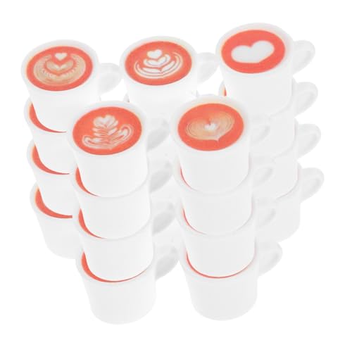 ERINGOGO 50 Stück Teiliges Miniatur Kaffeetassen aus Leichtem Sicherem Resin Realistisch Gestaltete Mini Kaffee Becher für Puppenhaus Dekoration Kreative DIY Bastelprojekte und ERINGOGO 50 Stück Teiliges Miniatur Kaffeetassen aus Leichtem Sicherem Resin Realistisch Gestaltete Mini Kaffee Becher für Puppenhaus Dekoration Kreative DIY Bastelprojekte und von ERINGOGO