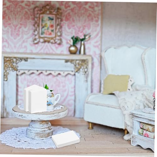 ERINGOGO 50 Stück Teiliges Miniatur Notizbuch aus Beschichtetem Papier Kleine Leere Skizzenbücher für Puppenhaus Dekoration Vielseitige Mini Memo Pads Leicht und Reißfest für Puppenhaus ERINGOGO 50 Stück Teiliges Miniatur Notizbuch aus Beschichtetem Papier Kleine Leere Skizzenbücher für Puppenhaus Dekoration Vielseitige Mini Memo Pads Leicht und Reißfest für Puppenhaus von ERINGOGO
