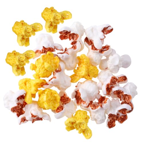 ERINGOGO 50 Stück Teiliges Realistische Popcorn Deko in Zwei Farben Detailgetreue Resin Miniaturen für DIY Bastelzubehör Handliche Popcorn Ornamente für Partydeko und Kreative ERINGOGO 50 Stück Teiliges Realistische Popcorn Deko in Zwei Farben Detailgetreue Resin Miniaturen für DIY Bastelzubehör Handliche Popcorn Ornamente für Partydeko und Kreative von ERINGOGO