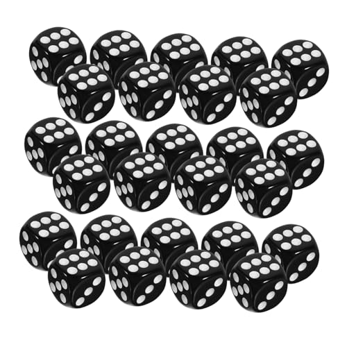 ERINGOGO 50 Stück Würfel -Brettspielzubehör Spiel Würfel Partyspielwürfel Spielzeugwürfel Partywürfel Unterhaltungswürfel mehrseitige Würfel polyedrische Würfel Acryl Schwarz ERINGOGO 50 Stück Würfel -Brettspielzubehör Spiel Würfel Partyspielwürfel Spielzeugwürfel Partywürfel Unterhaltungswürfel mehrseitige Würfel polyedrische Würfel Acryl Schwarz von ERINGOGO