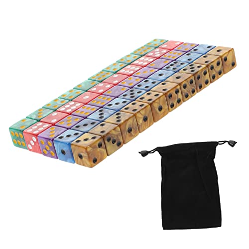 ERINGOGO 50 Stück Würfel Gesetzt Würfelspiele Unterhaltungswürfel Trinkspielwürfel Partyspielwürfel Polyedrische Würfel Brettspiele Würfel Klare Würfel Acryl ERINGOGO 50 Stück Würfel Gesetzt Würfelspiele Unterhaltungswürfel Trinkspielwürfel Partyspielwürfel Polyedrische Würfel Brettspiele Würfel Klare Würfel Acryl von ERINGOGO