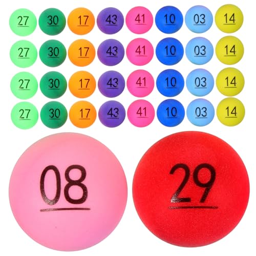 ERINGOGO 50 Stück Zahlenbälle Zum Auswählen Für Party Tombola Bingo Nummerierter Wurf Bunte Bälle Aktivitäts Partybälle Kugel Partybälle Rosa Bälle Nur Bälle Massenbälle Für Home ERINGOGO 50 Stück Zahlenbälle Zum Auswählen Für Party Tombola Bingo Nummerierter Wurf Bunte Bälle Aktivitäts Partybälle Kugel Partybälle Rosa Bälle Nur Bälle Massenbälle Für Home von ERINGOGO