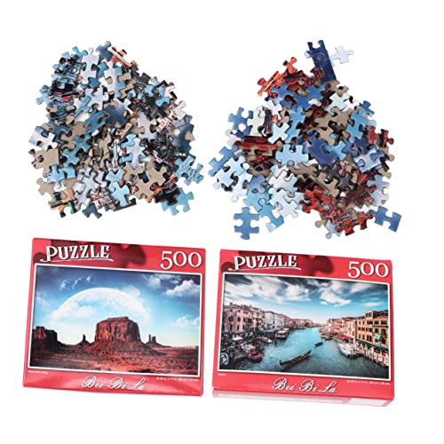 ERINGOGO 500Stücke Teile Puzzle für Kreative Herausforderungen für Geduld und Konzentration Sicheres und Langlebiges Papiermaterial ERINGOGO 500Stücke Teile Puzzle für Kreative Herausforderungen für Geduld und Konzentration Sicheres und Langlebiges Papiermaterial von ERINGOGO