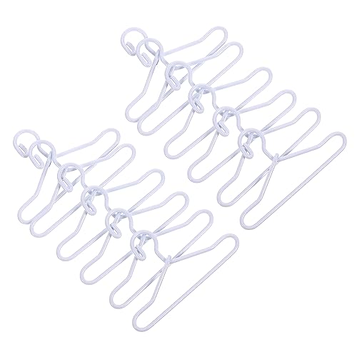 ERINGOGO 50Pcs Mini-Puppenaufhänger Zubehör Stoffpuppen-Babyzimmer Keksaufhänger Plüsch puppenmöbel Puppen Kleidung kleiderständer Mini -Kleidungsbügel Puppenkleidung Metall Weiß ERINGOGO 50Pcs Mini-Puppenaufhänger Zubehör Stoffpuppen-Babyzimmer Keksaufhänger Plüsch puppenmöbel Puppen Kleidung kleiderständer Mini -Kleidungsbügel Puppenkleidung Metall Weiß von ERINGOGO