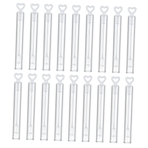 ERINGOGO 50Stücke Seifenblasen Sticks Blasenset Für Party Dekoration Leere Flaschen Für Selbstgemachte Seifenblasenlösungen Bubble Wand Zubehör von ERINGOGO