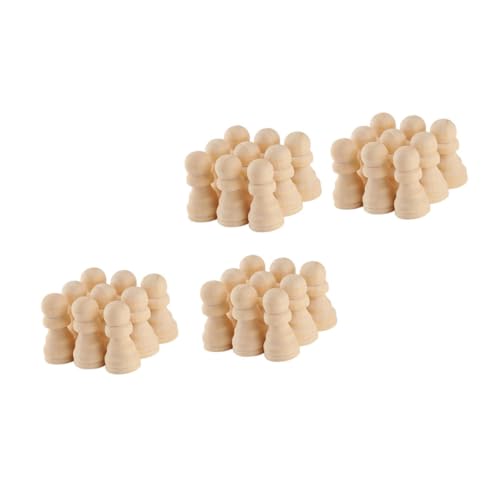 ERINGOGO 50Stücke Unlackierte Schachfiguren aus Holz DIY Schachspielzubehör für Kreatives Basteln und Malen für Tischspiele Fantasie ERINGOGO 50Stücke Unlackierte Schachfiguren aus Holz DIY Schachspielzubehör für Kreatives Basteln und Malen für Tischspiele Fantasie von ERINGOGO