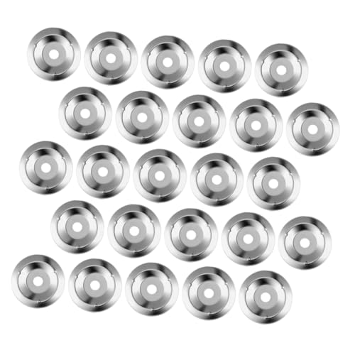 ERINGOGO 50stücke Cymbal-Ringe Metall Tambourine Klingelringe Percussion Instrument Zubehör Für Handglocken Und Verschiedene Trommelstile Langlebig Und Stabil ERINGOGO 50stücke Cymbal-Ringe Metall Tambourine Klingelringe Percussion Instrument Zubehör Für Handglocken Und Verschiedene Trommelstile Langlebig Und Stabil von ERINGOGO
