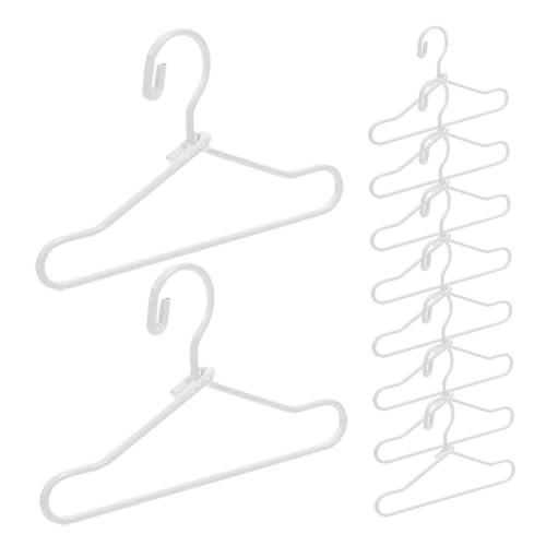 ERINGOGO 55 Stück Miniature Puppenkleiderbügel Weiße Metallkleiderbügel für Kleine Puppen für Puppenkleiderschränke Zubehör für Puppenliebhaber Ordnung für Puppenoutfits ERINGOGO 55 Stück Miniature Puppenkleiderbügel Weiße Metallkleiderbügel für Kleine Puppen für Puppenkleiderschränke Zubehör für Puppenliebhaber Ordnung für Puppenoutfits von ERINGOGO