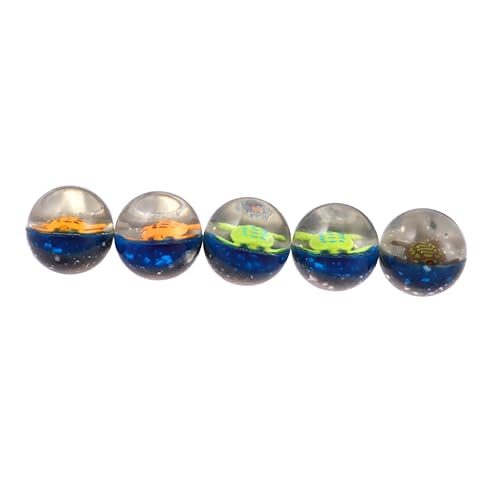 ERINGOGO 5St Lernspielzeug für kinderspielzeug gummiball geburtstagsmitgebsl Geruchloses Children Toys landschildkröten Animal Toys Transparenter Ball Grey von ERINGOGO