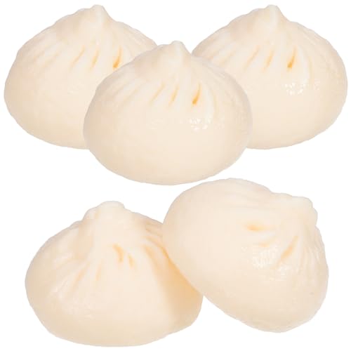 ERINGOGO 5St Simulierte Brötchen Chinese Food cafing Dish hochzeitslaken Modell Simulation gedämpftes gefülltes Brötchen Chinesisches Frühstücksspielzeug gedämpftes Brötchendekor PVC Weiß ERINGOGO 5St Simulierte Brötchen Chinese Food cafing Dish hochzeitslaken Modell Simulation gedämpftes gefülltes Brötchen Chinesisches Frühstücksspielzeug gedämpftes Brötchendekor PVC Weiß von ERINGOGO