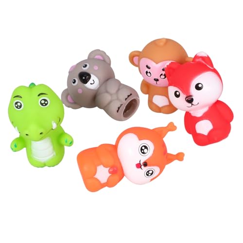 ERINGOGO 5Stücke Fingerpuppen Tierische Fingerpuppen Für Kleinkinder Interaktive Geschichten Und Spielzeugpuppen Aus Weichem Material Kreatives Geschichtenerzählen von ERINGOGO