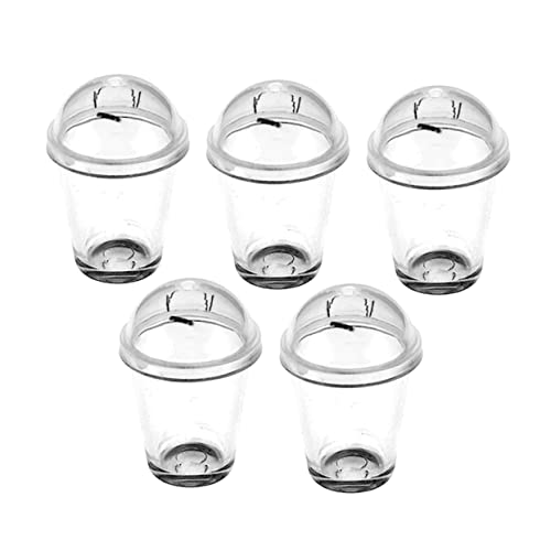 ERINGOGO 5Stücke Kaffeetassen Mini Hausmodelle Transparente Trinkbecher Für Puppenhaus Spielzeugküche Für Wasser Und Tee ERINGOGO 5Stücke Kaffeetassen Mini Hausmodelle Transparente Trinkbecher Für Puppenhaus Spielzeugküche Für Wasser Und Tee von ERINGOGO