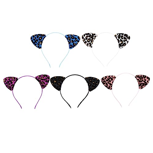 ERINGOGO 5Stücke Katzenohren Haarband Glitzer Stirnbänder und Modisches Kopfschmuck für Kostümparty Maskenball und Halloween Angenehm Tragbar ERINGOGO 5Stücke Katzenohren Haarband Glitzer Stirnbänder und Modisches Kopfschmuck für Kostümparty Maskenball und Halloween Angenehm Tragbar von ERINGOGO